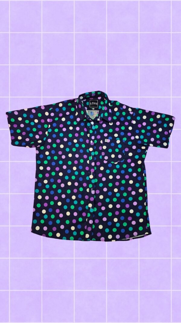 Camisa motas de colores