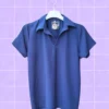 Blusa polo azul