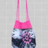 Bolso crochet tie dye fucsia
