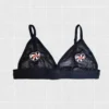 Bralette negro corazón