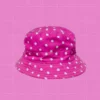 Bucket hat motas rosado