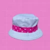 Bucket hat motas rosado