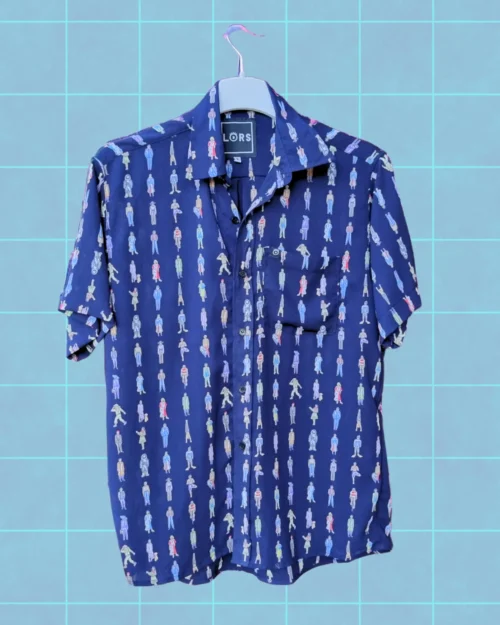Camisa personas azul
