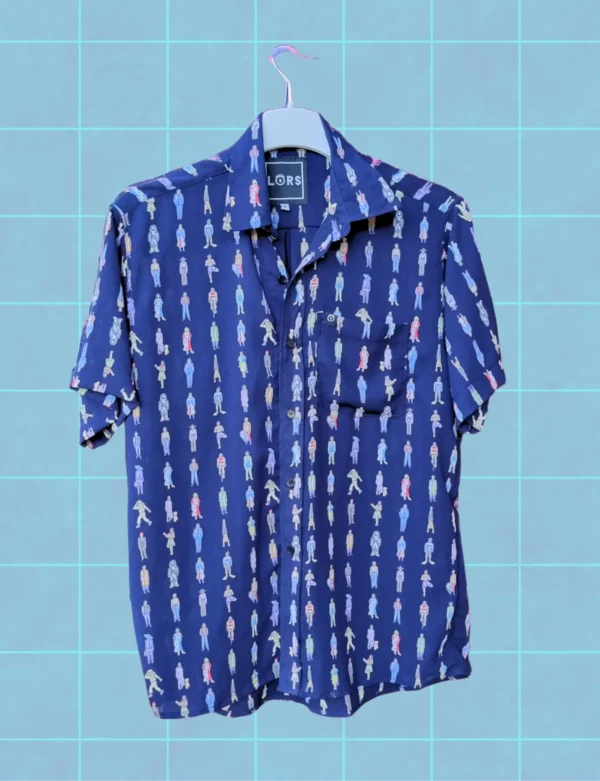 Camisa personas azul