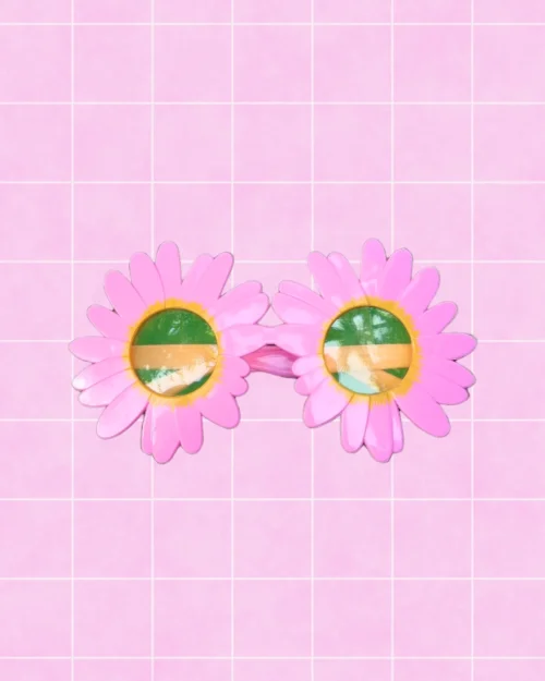 Gafas flores margaritas