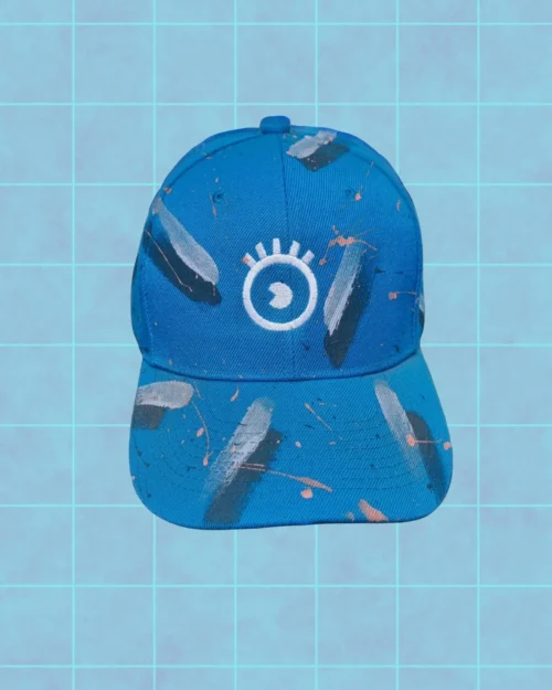 Gorra collab b.s celeste