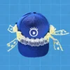Gorra lors moño azul