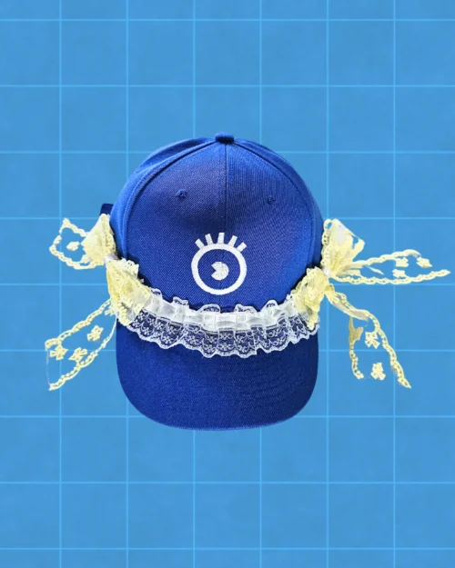 Gorra lors moño azul
