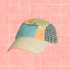 Gorra patchwork naranja
