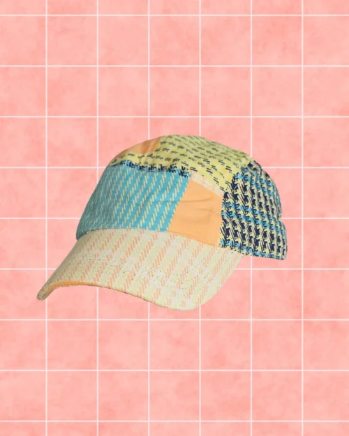 Gorra patchwork naranja
