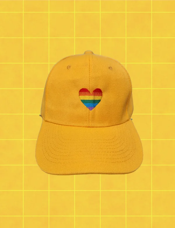 Gorra pride naranja