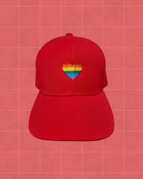 Gorra pride roja