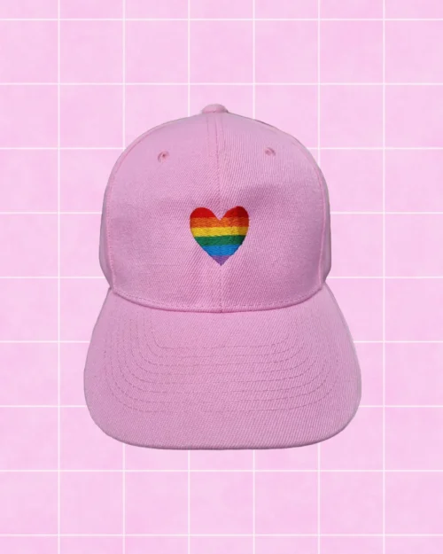 Gorra pride rosado
