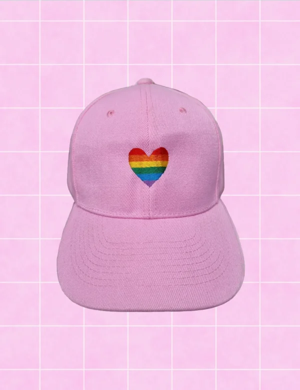 Gorra pride rosado