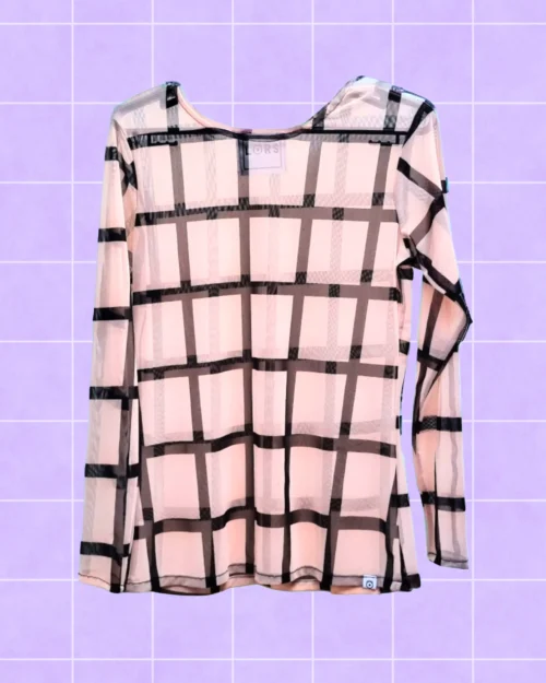 Manga larga estampa cuadros