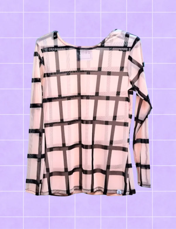 Manga larga estampa cuadros