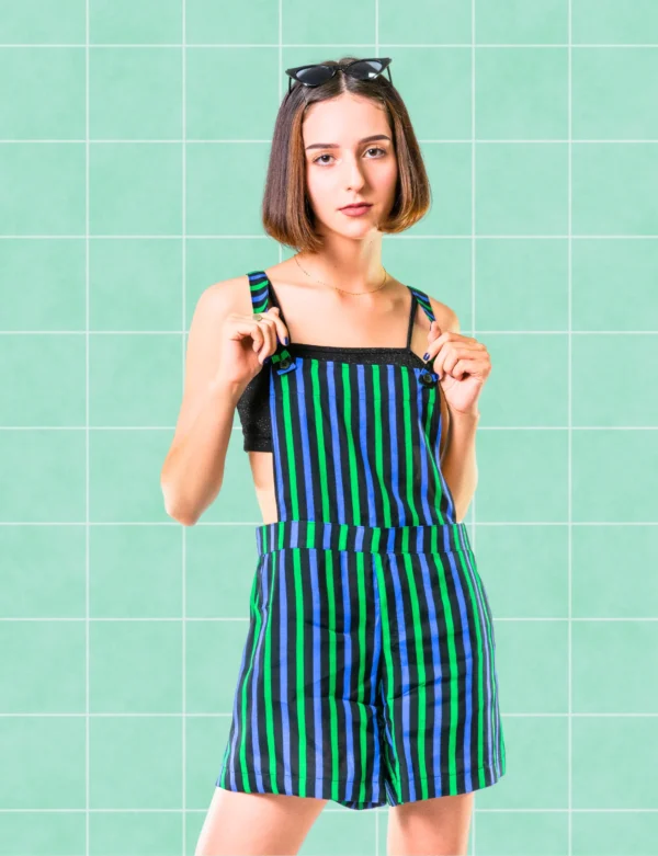 Overol a rayas