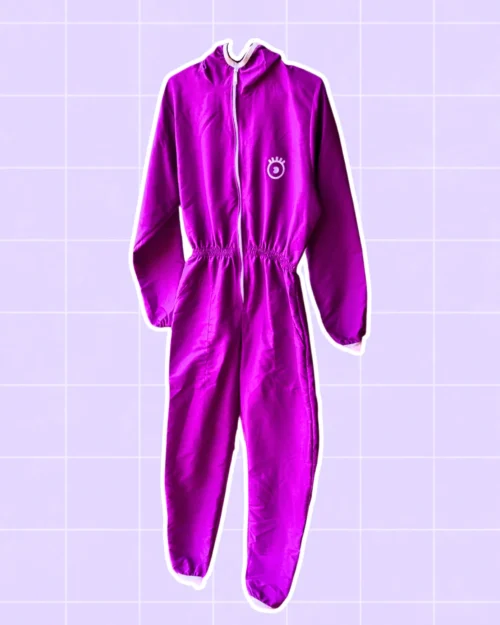 Overol de bioseguridad morado