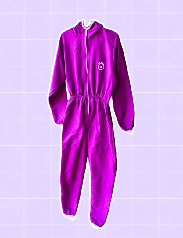 Overol de bioseguridad morado