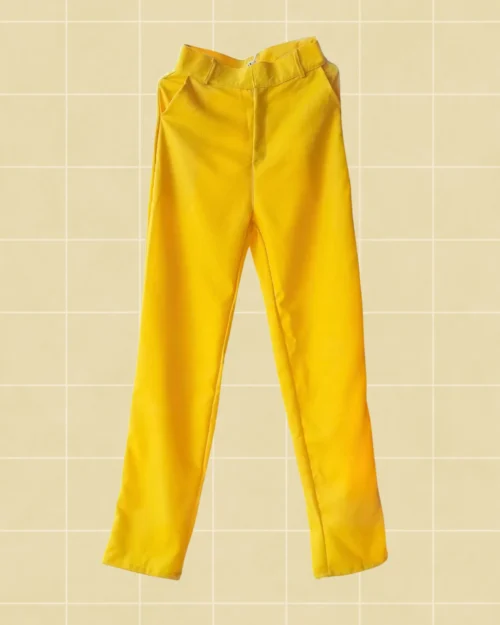 Pantalón de vestir amarillo