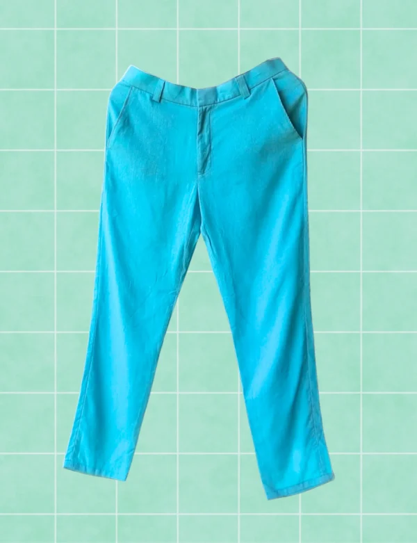 Pantalón de vestir celeste