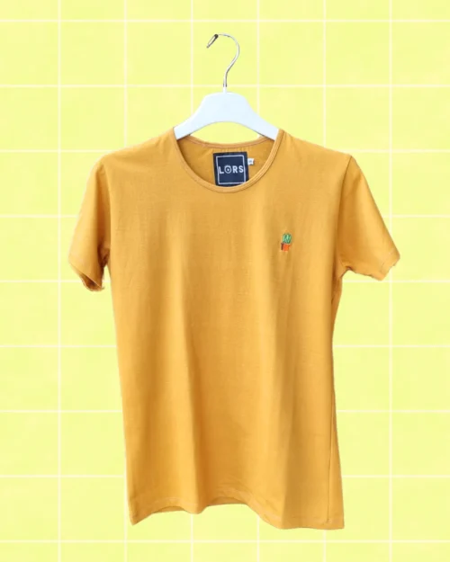 Polera maceta mostaza