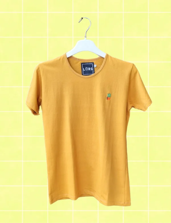 Polera maceta mostaza