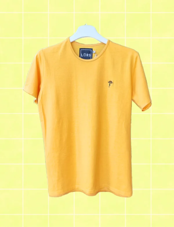 Polera margarita mostaza