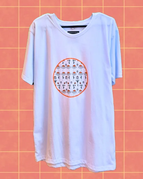 Polera Margaritas - blanca