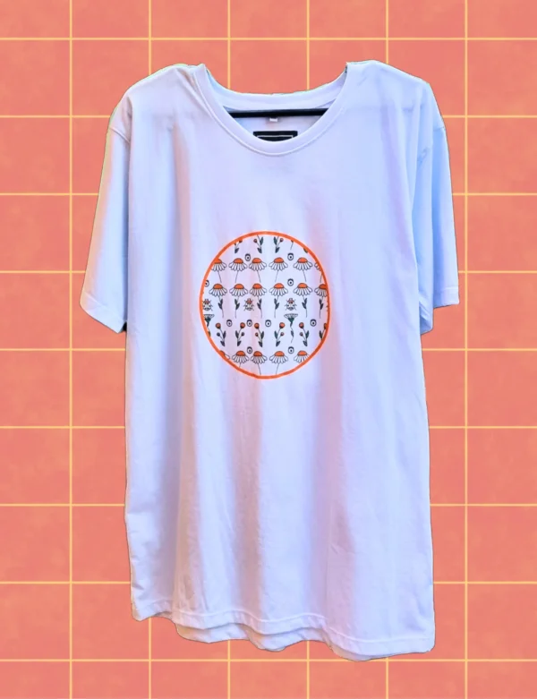 Polera Margaritas - blanca