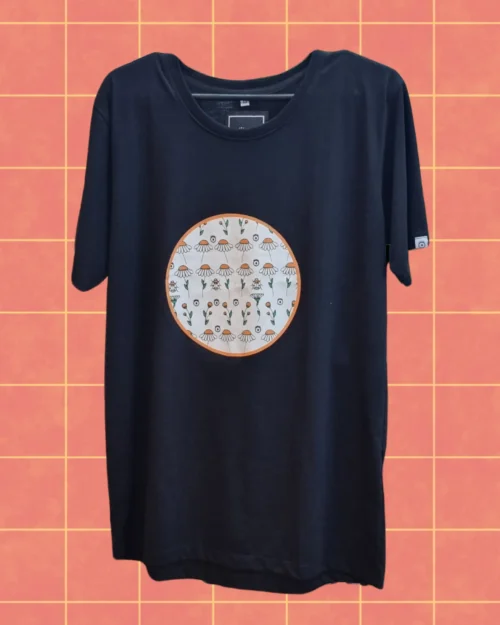 Polera Margaritas - negra