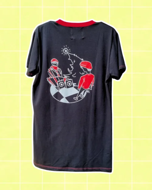 Polera navidad negro