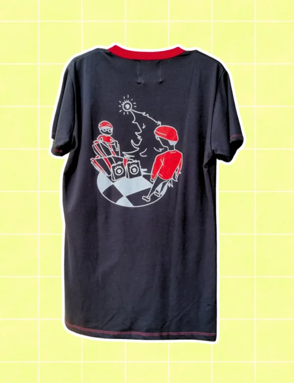 Polera navidad negro