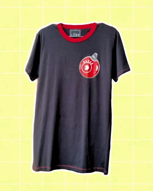 Polera navidad negro