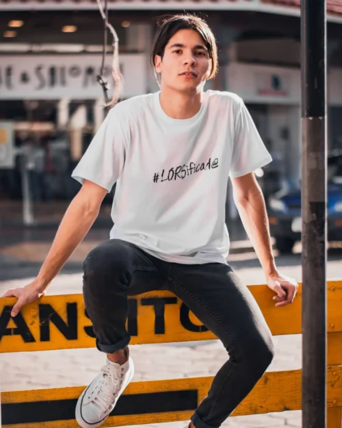 Polera ojos Lorsificad@ blanca