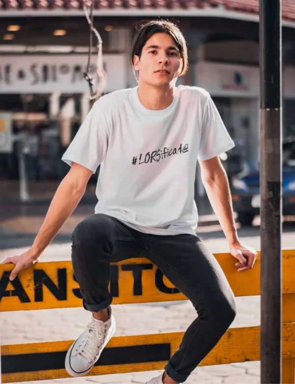 Polera ojos Lorsificad@ blanca