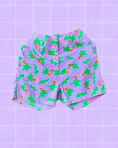 Short tiger abstract mujer