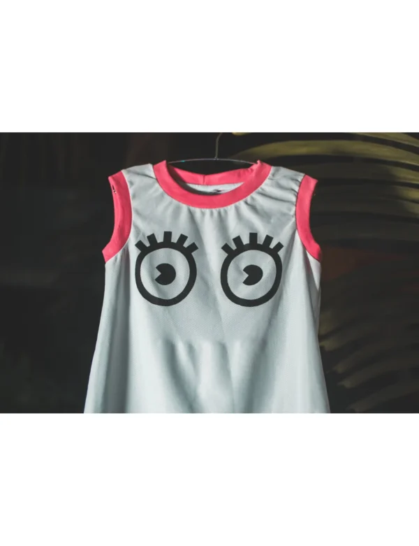 Solera ojos cuello rosa