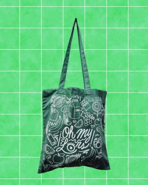 Tote bag oh my lors verde