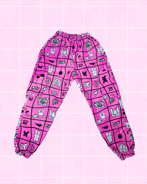 Buzo fucsia a cuadros