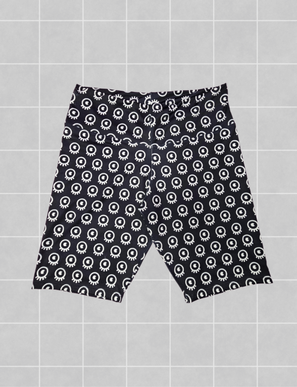 Calza deportiva negra con ojos