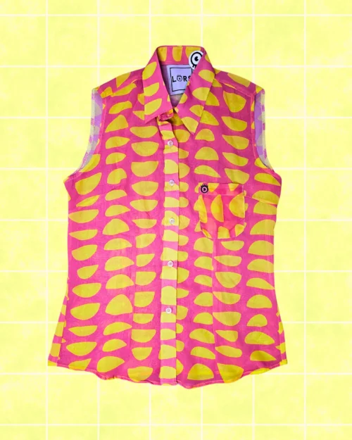 Blusa motas amarillas