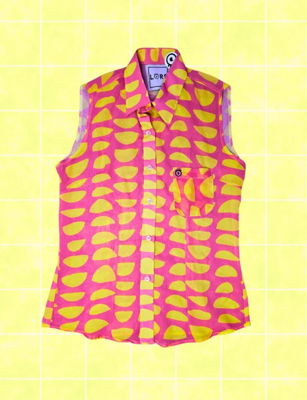 Blusa motas amarillas