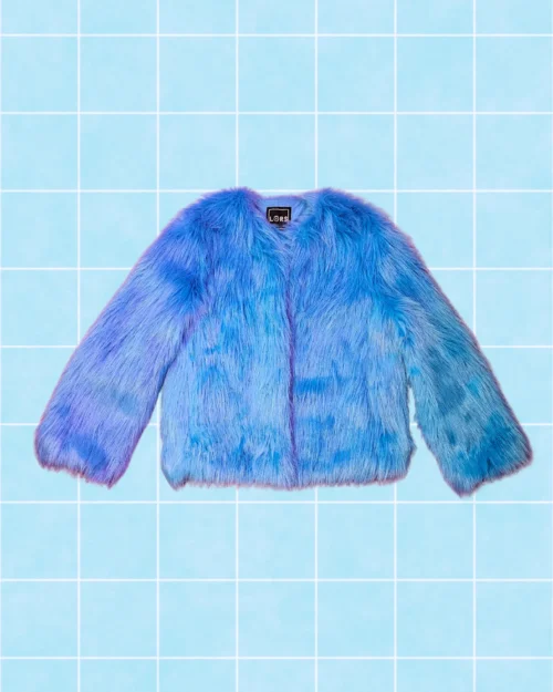 Chompa peluche celeste