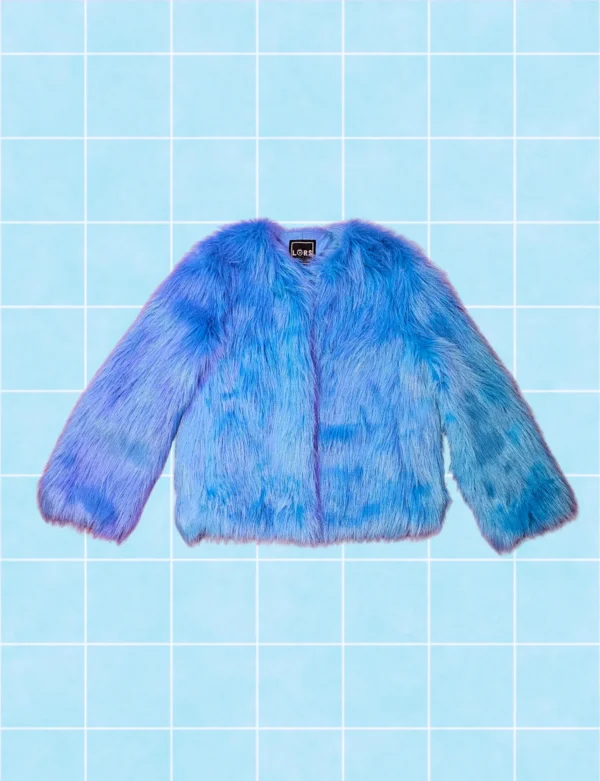 Chompa peluche celeste