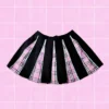 Falda negra con tatán rosa colab July
