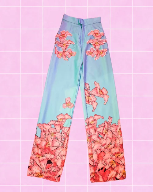 Pantalón de vestir flor de toborochi