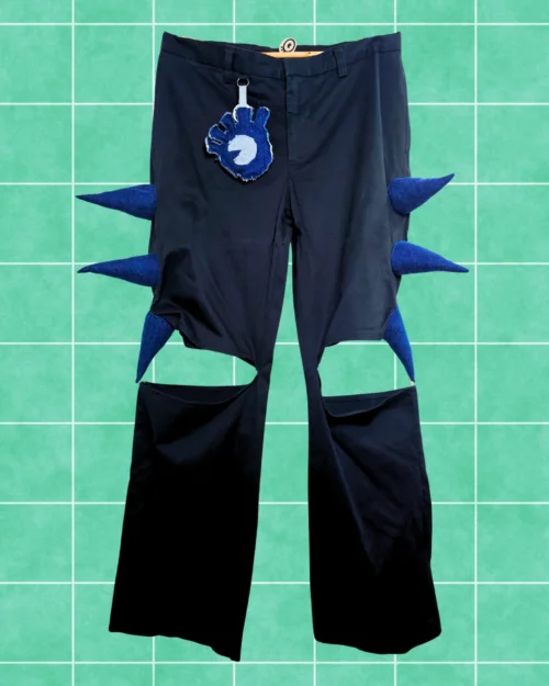 Pantalón de tela punk