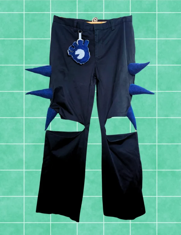 Pantalón de tela punk