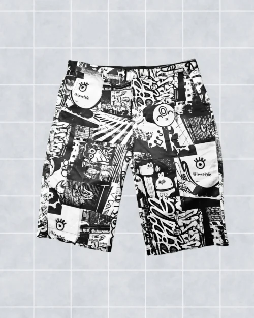 Short sastre estampado